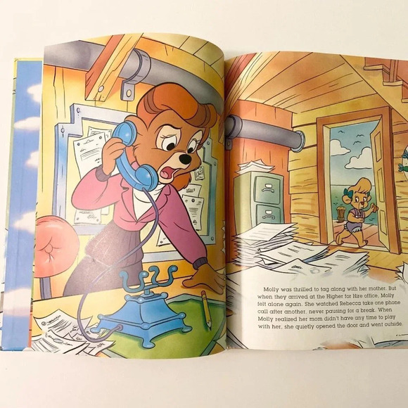 Vtg 1991 Disneys Talespin Mommy For A Day by Ann Braybrooks Mallard Press Book - Picture 11 of 16